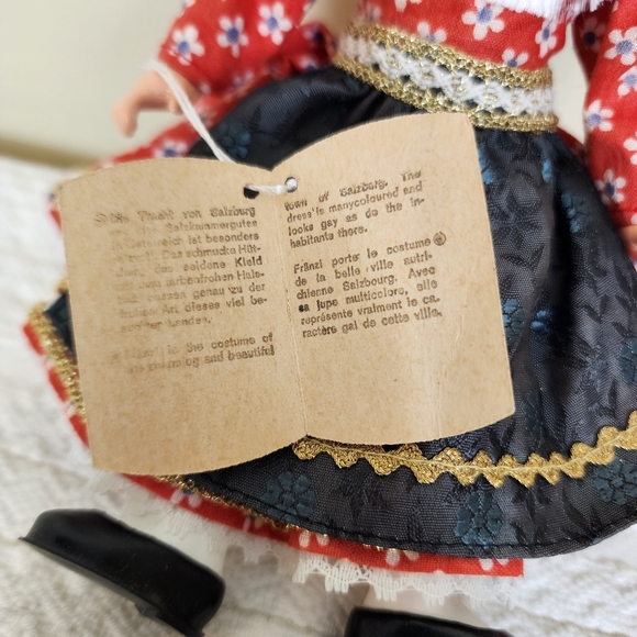 Vintage Original Schmider Trachten German Doll Franzi Salzburg Traditional Dress - Picture 8 of 9